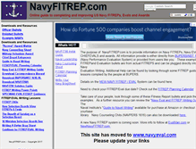 Tablet Screenshot of navyfitrep.com